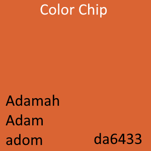 color: Adamah-Adam-adom